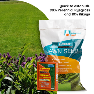 Rapid Green Kikuyu Lawn Seed Blend 600gm