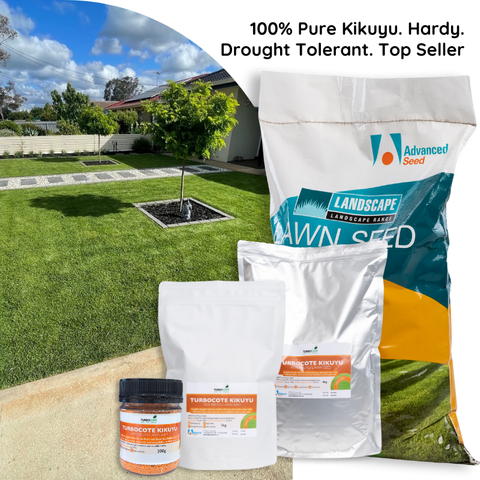 Landscape Range Turbocote Kikuyu Lawn Seed