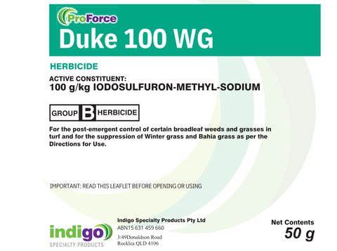 Duke 100WG Herbicide 50g