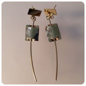 9ct yellow gold earrings