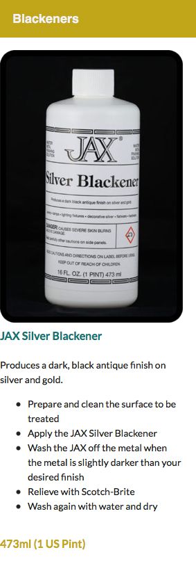 JAX Silver Blackener