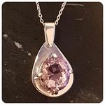 Kunzite Sterling Silver Pendant