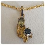 Australian Gold Nugget and Sapphires