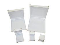 GOLD CORNER BOXES - WHITE