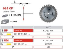Diaswiss Flexible Serrated Diamond Disc