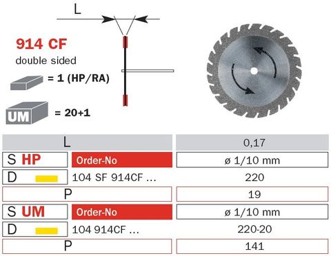 Diaswiss Flexible Serrated Diamond Disc