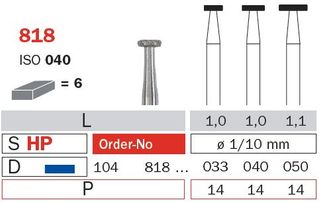 Diaswiss Diamond Bur - Wheel 4.0mm