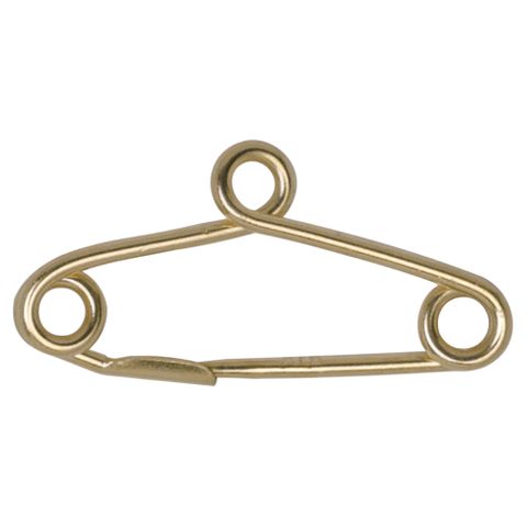 Safety Pin - 18ct Yellow Gold