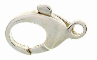 Lobster Claw Clasp- Sterling Silver 15 x 7mm