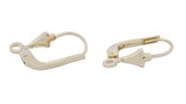 Continental Earclips - Fleur 9ct Yellow Gold