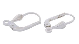 Continental Earclips - Teardrop Sterling Silver