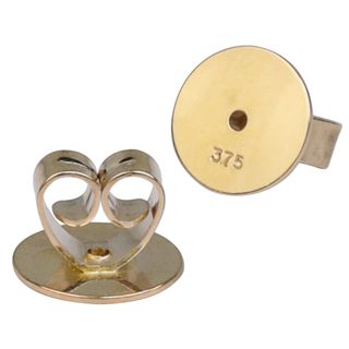 Butterflies - 9ct Yellow Gold Heavy Disc 7mm