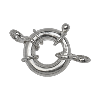 Bolt Ring - Deluxe Sterling Silver with Ends 12mm