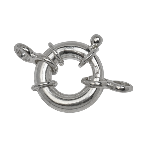 Silver Deluxe Heavy Bolt Ring