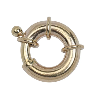 Bolt Ring - Heavy 18ct Yellow Gold 12mm