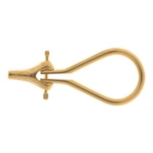 9ct Yellow Earring Keyholes