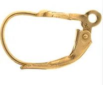 Continental Earclips - Teardrop 18ct White Gold