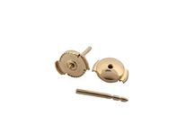 Alpa Disc Post - 18ct Yellow Gold 6mm