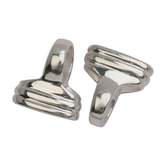 Chain End Caps S.S. 8.5 inside ( fits BR 16 ) Australian Jewellers Supplies