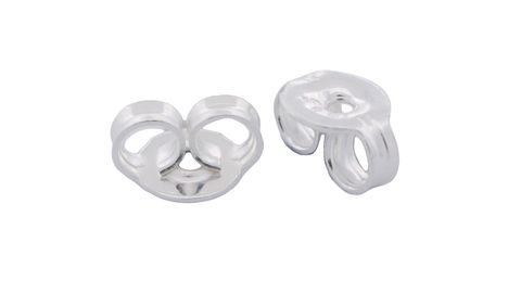 Butterflies - Sterling Silver - 6x4.5mm Heavy