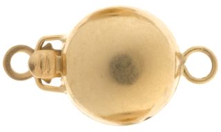 Pearl Clasp Ball - 14ct Yellow Gold 5mm