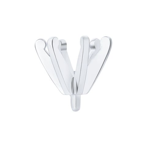 Ring Mount 6 Claw P Series - 18ct White Gold 4.6mm