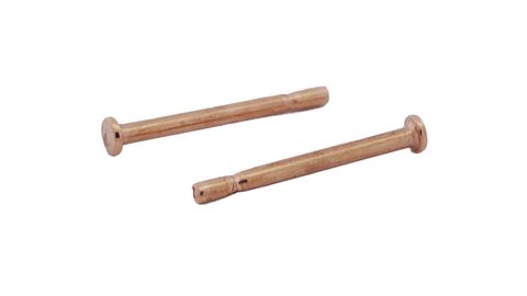 Post Plain - 9ct Rose Gold