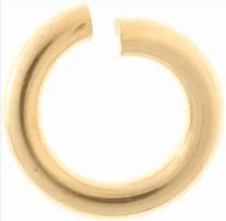 18ct Yellow Jump Rings