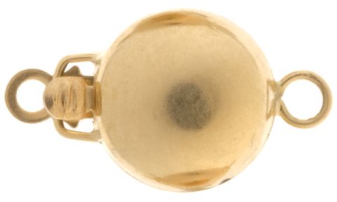 Rolled Gold Plain Ball clasp
