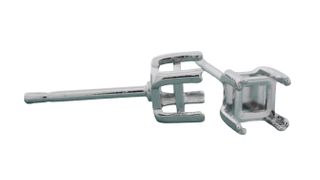 Square Princess Studs - 9ct White Gold 3.5mm