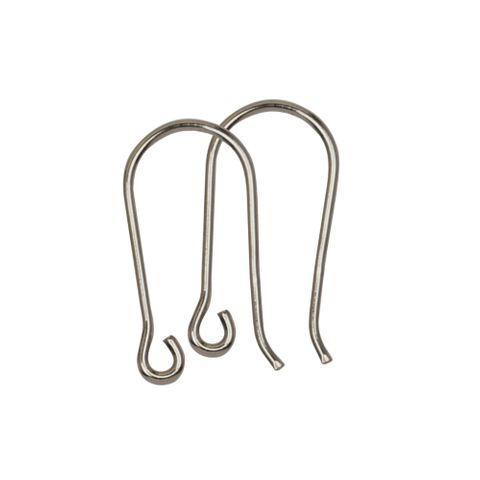 Shepherd Hooks Open - 9ct White Gold 15mm