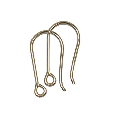 Shepherd Hooks Open - 9ct Yellow Gold 15mm