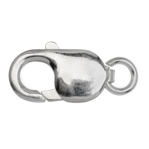 13mm Sterling Silver Hook + 9mm Eye Clasp