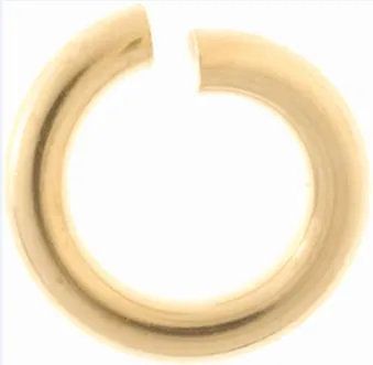 9ct White Jump Rings