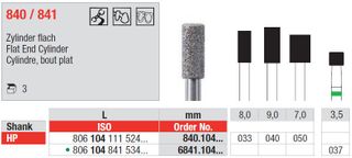 Diamond Bur - Cylinder 3.4mm (A14)