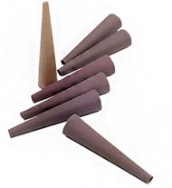 Emery Shells: Set 12pcs wWooden Cone - Grit 3.0