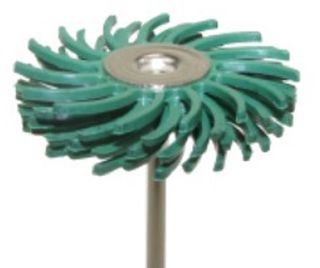 Habras Mounted Bristle Discs - Very Coarse Green