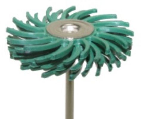 Habras Mounted Bristle Discs - Very Coarse Green
