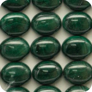 Malachite Oval Cabachon 8mm x 10mm