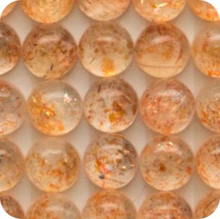 Sunstone Round Cabochon 8mm