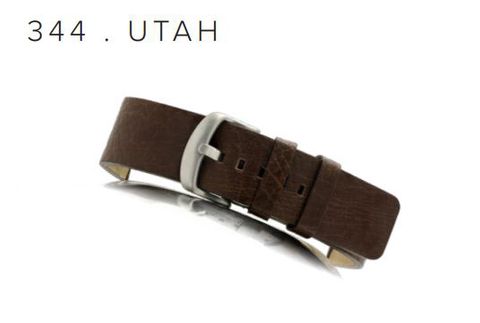 ROCHET Utah 20mm Black Grained Cowhide F
