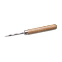 Slim Burnisher with Wood Handle - Straight