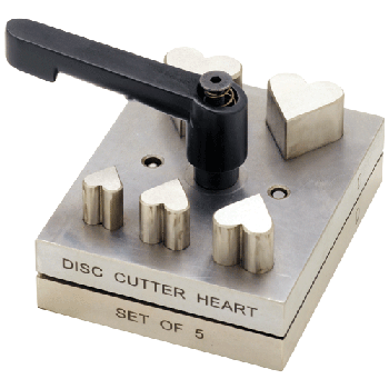 Disc Cutter - Heart Set of 5