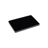 Plain Flock Foam Insert Black 124x190mm