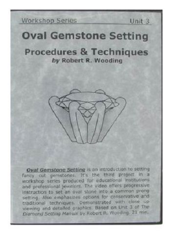 DVD - Oval Gemstone Setting by Robert Wooding