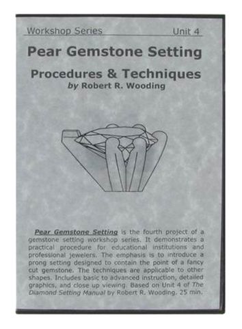 DVD - Pear Gemstone Setting by Robert Wooding
