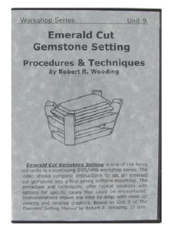 DVD - Emerald Cut Gemstone Setting Robert Wooding