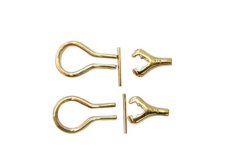 Keyholes - 9ct Yellow Gold 13mm