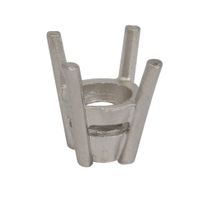 18ct White Tapered K Setting