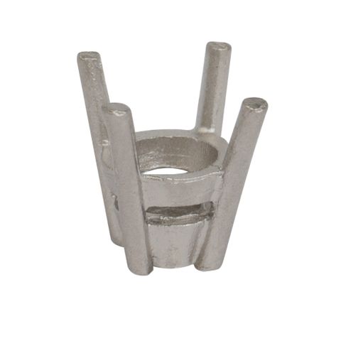 18ct White Tapered K Setting